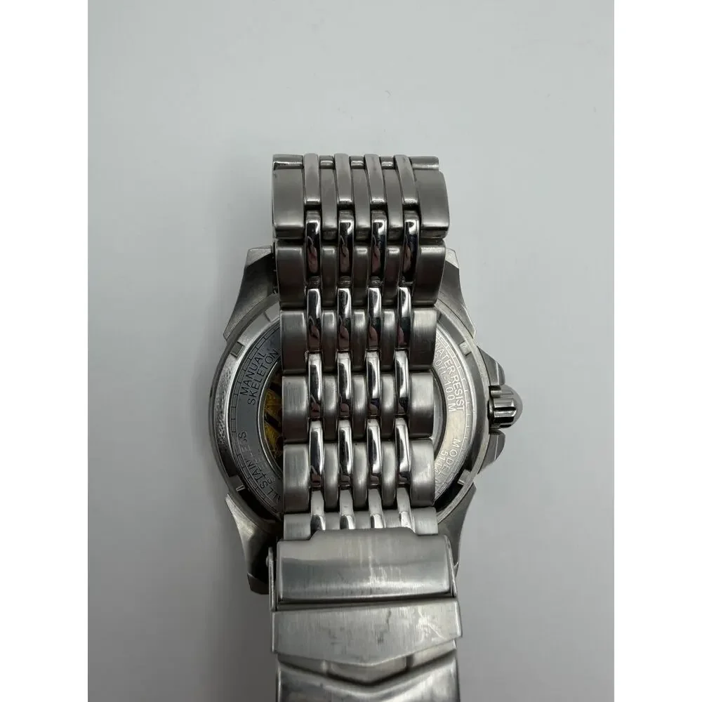 RARE Invicta 5114 Mechanical Skeleton Men's Watch - Discontinued - WORKING